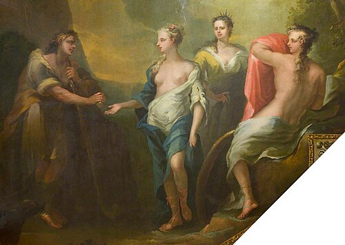 The Judgement of Paris, 1715, Pierre Berchet