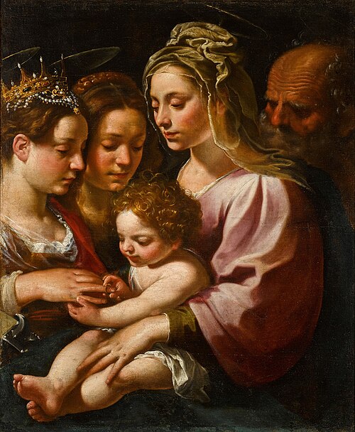 The Mystic Marriage of Saint Catherine, , Rutilio Manetti