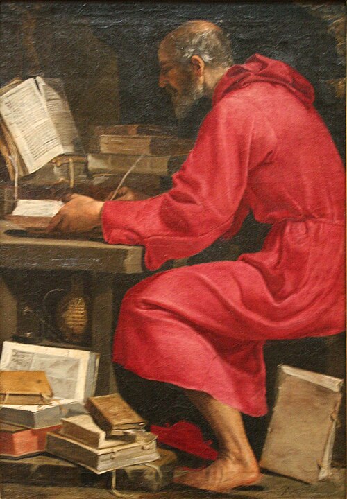 Saint Jérôme écrivant, 1620, Rutilio Manetti