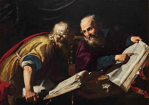The prophets Jeremiah and Baruch', 1619, Rutilio Manetti
