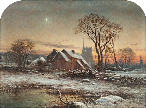 Winter Daybreak, 1864, Waller Paton