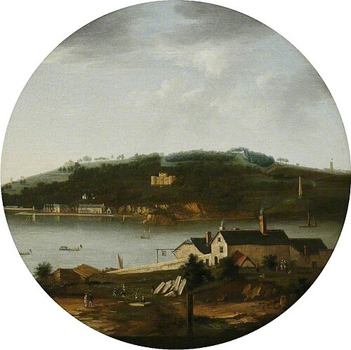 A View of Mount Edgcumbe from Cremyll, 1769, William Tomkins