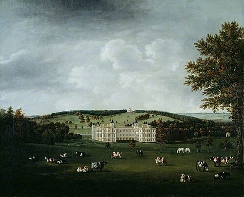 Audley End and Ring Hill Temple, 1788, William Tomkins