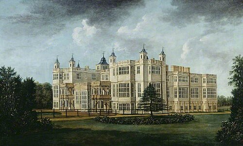 Audley End from the South West, 1788, William Tomkins