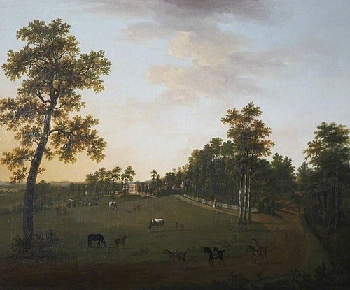 View of Whiteway House, 1771, William Tomkins