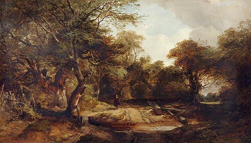 Cantley Beck near Ketteringham, Norfolk, 1848, John Middleton