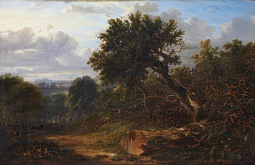 View near Edinburgh, 1828, Robert Gibb