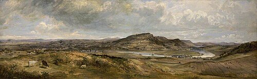 Perth from Craigie (study), 1829, Robert Gibb