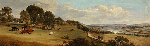 The Tay near Kinfauns, , Robert Gibb