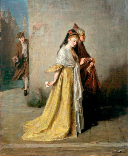 The Billet-Doux, 1869, Thomas Alexander Ferguson Graham