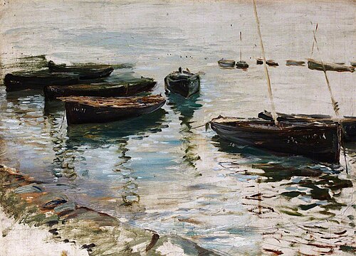 Boats in a Harbour, , Thomas Alexander Ferguson Graham