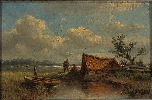 Paysage, 1859, Johannes Hilverdink