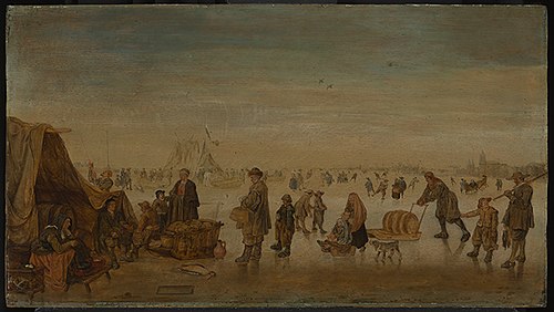 Ice Scene, 1625, Arent Arentsz