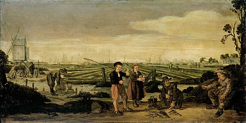 Pêcheurs et paysans, 1628, Arent Arentsz