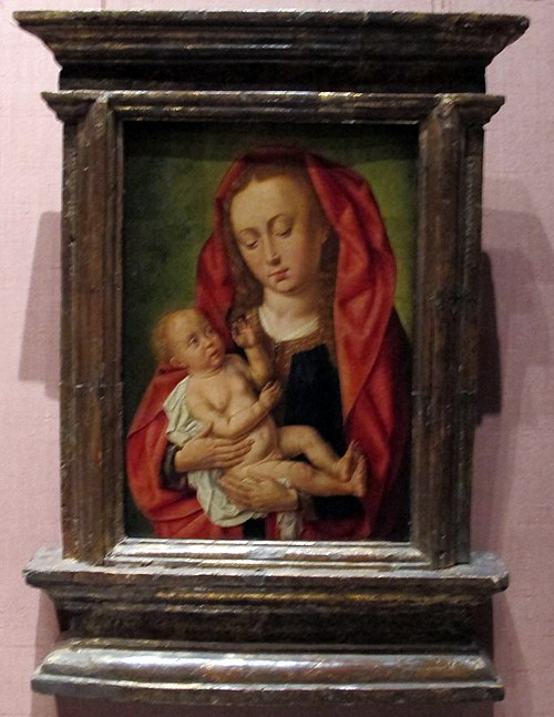 Virgin and Child with a Dragonfly, 1500, Maître de Saint Gilles