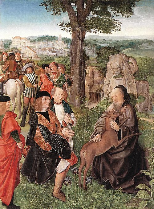 Saint Giles and the Hind, 1500, Maître de Saint Gilles
