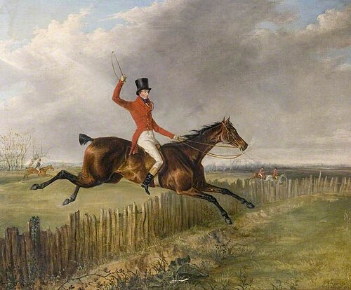 Mr Westwood Chafy on 'Columbine', 1820, George Henry Laporte