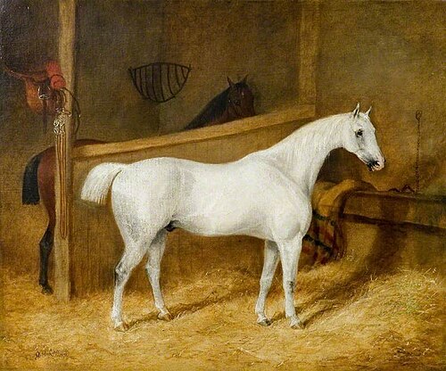 White Stallion, 1871, George Henry Laporte