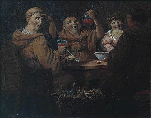 Monks Merrymaking, 1804, John Cranch