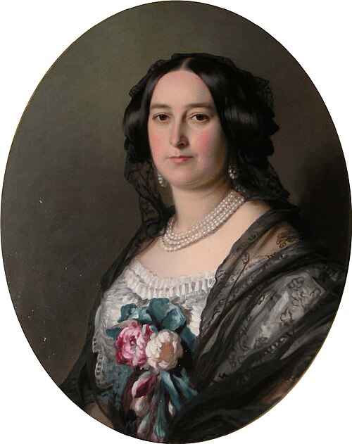 Feodora, Princess of Hohenlohe-Langenburg (1807-72), 1854, William Corden