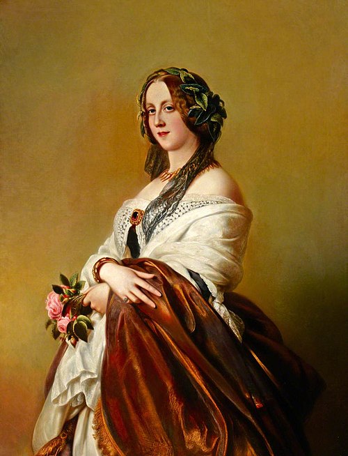 Lady Harriet Elizabeth Georgiana Howard, Duchess of Sutherland (1806 – 1868) (after Franz Xaver Wint, 1849, William Corden