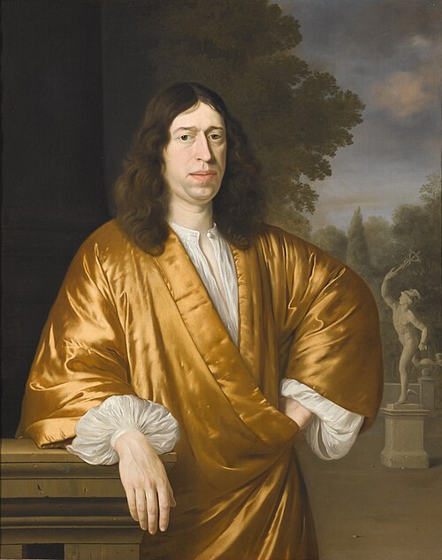 Portrait of an unknown man, 1687, Michiel van Musscher