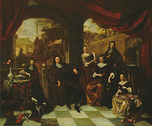 The Hope Family of Rotterdam, , Michiel van Musscher