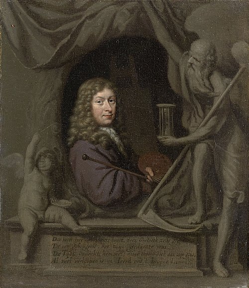 Autoportrait, 1685, Michiel van Musscher