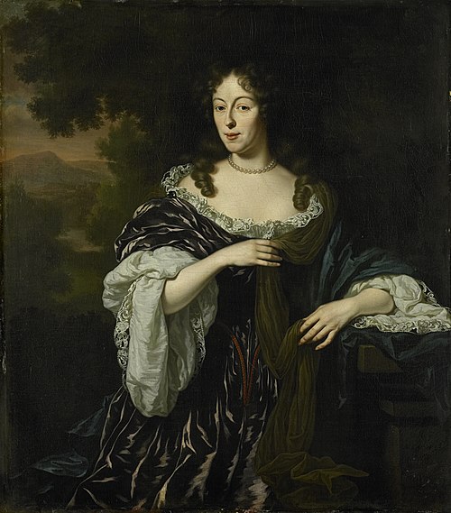portrait de Maria Schaep (1658-1725), épouse de Hendrick Bicker, 1682, Michiel van Musscher