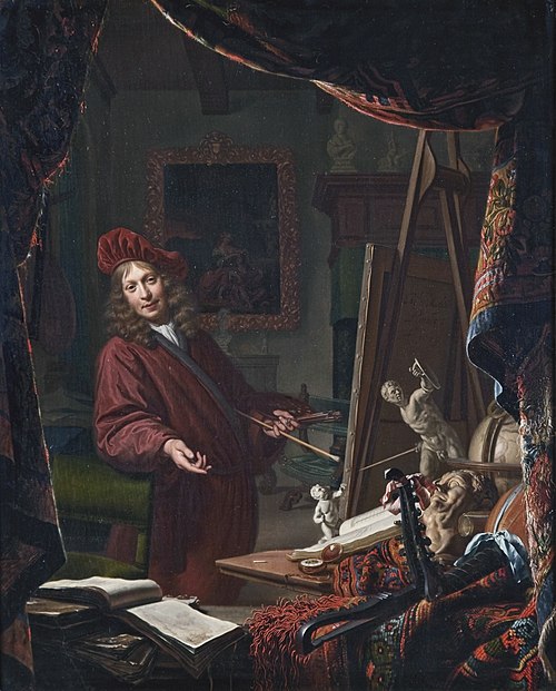 Autoportrait, 1679, Michiel van Musscher