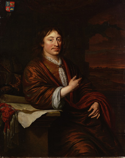 Portrait of Gerard Hulft ( -1656), 1677, Michiel van Musscher