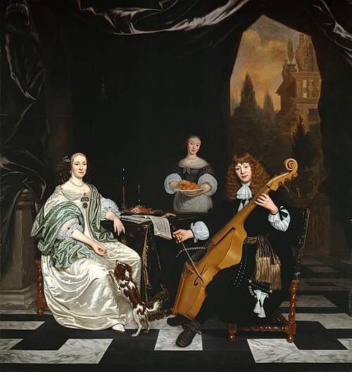 The Sinfonia (Family Portrait), 1671, Michiel van Musscher