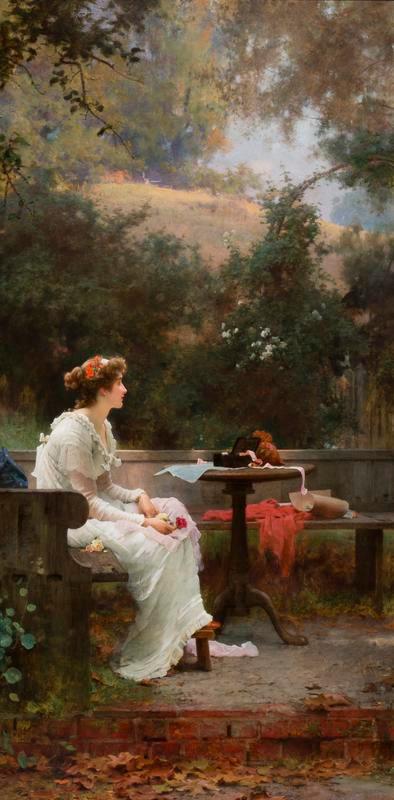 Welcome Footsteps, 1898, Marcus Stone