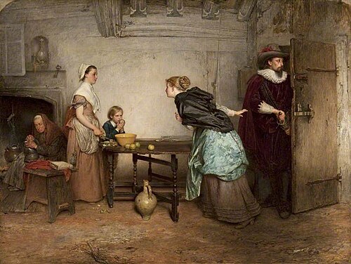 Royalists Seeking Safety, 1866, Marcus Stone
