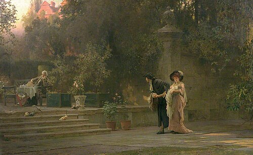 Married for Love, 1882, Marcus Stone