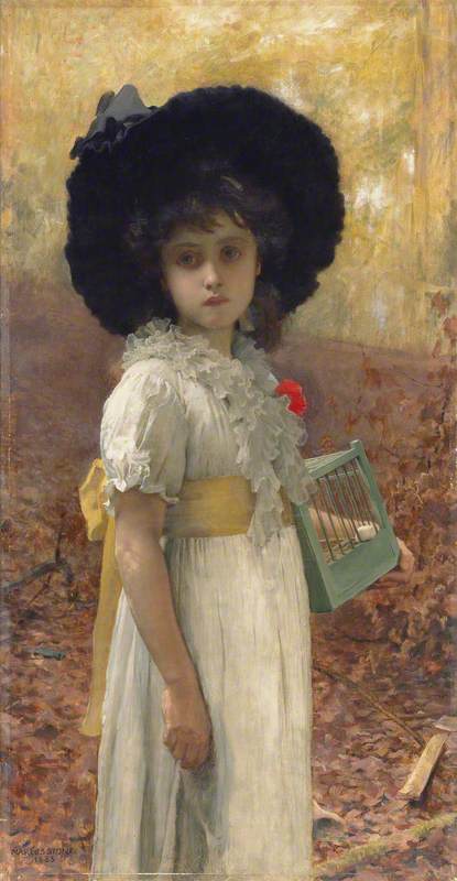 The Lost Bird, 1883, Marcus Stone