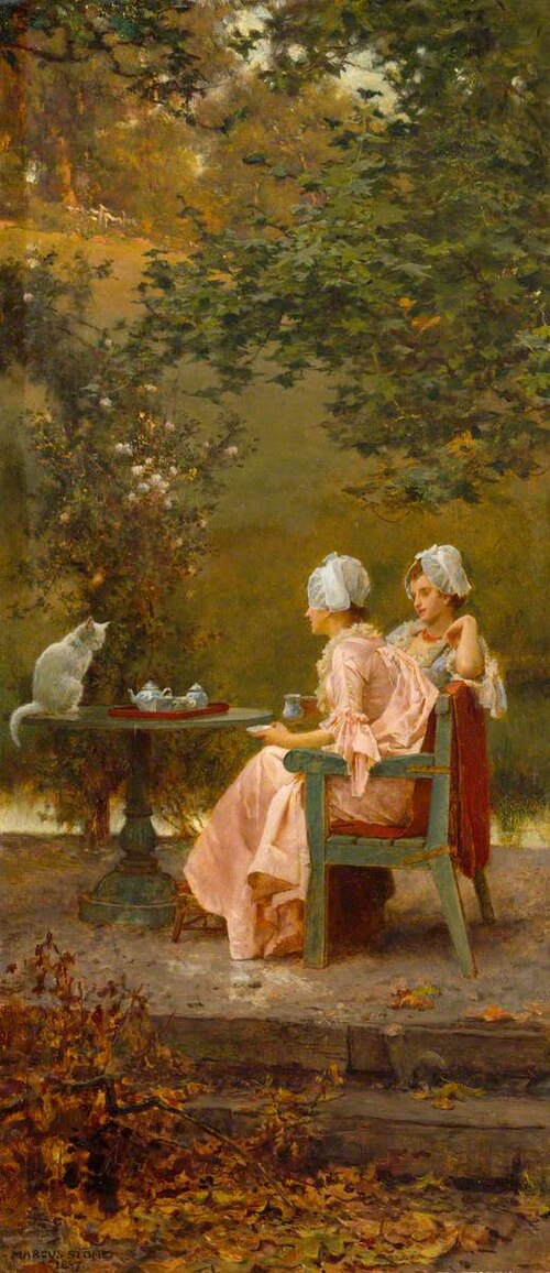 Good Friends, 1887, Marcus Stone