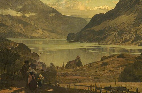 The Lake of Brienz, , Marcus Stone
