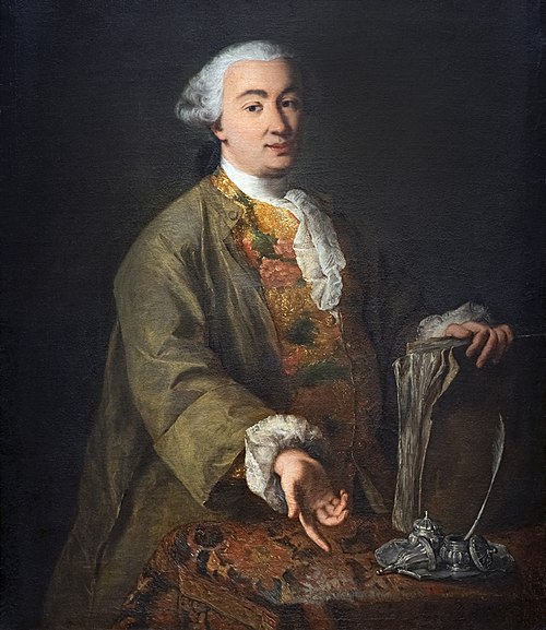 Portrait de Charles Goldoni, 1757, Alessandro Longhi