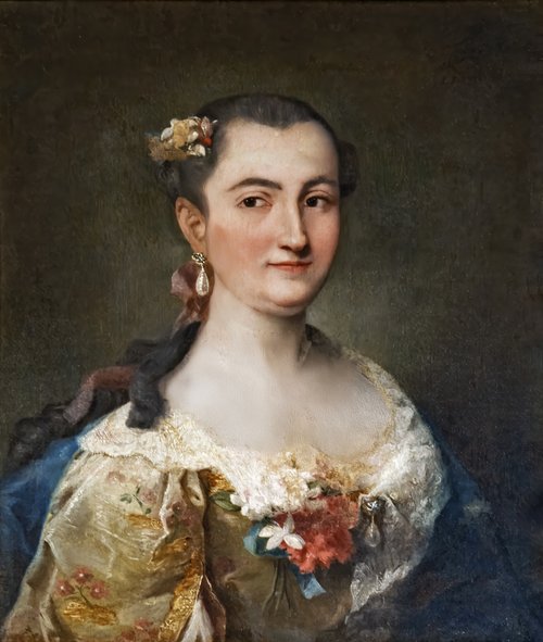Portrait de Caterina Contarini Querini, 1758, Alessandro Longhi