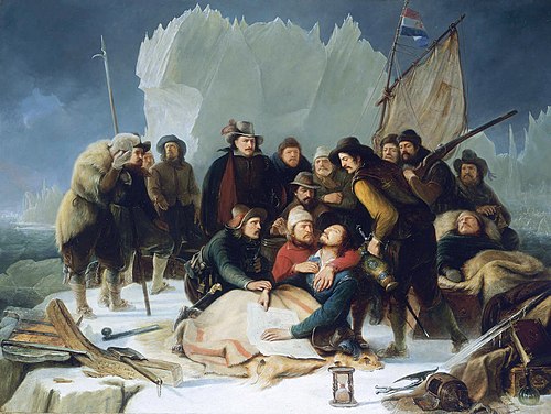 Death of Wiliam Barents, 1836, Christiaan Julius Lodewijk Por