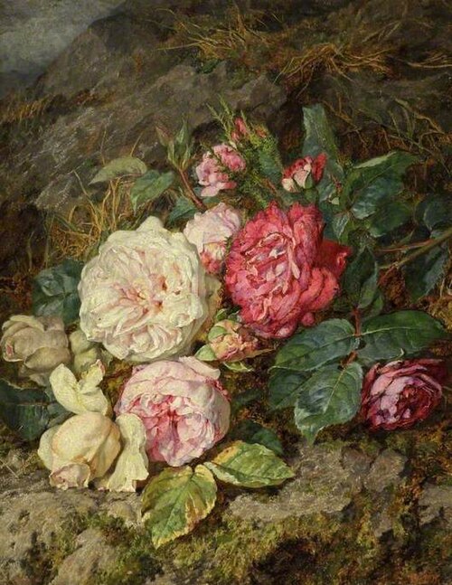 Roses, , Martha Darley Mutrie