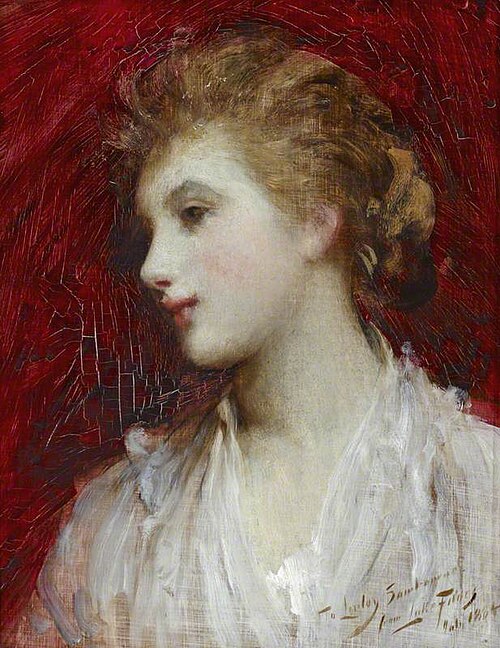 Portrait of a Girl, 1885, Luke Fildes