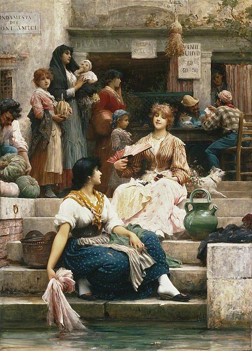Venetians, 1885, Luke Fildes