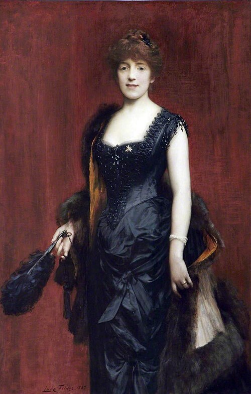 Fanny, Lady Fildes, 1887, Luke Fildes