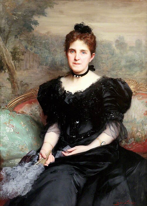 Mrs William Hesketh Lever (c.1851–1913), Later 1st Lady Lever, 1896, Luke Fildes