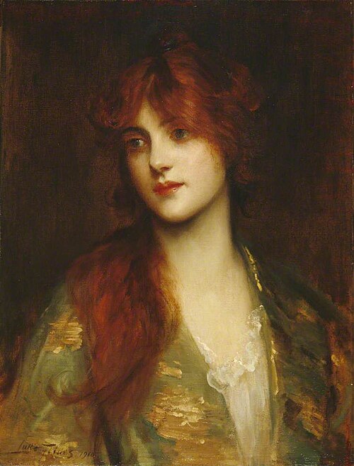 Carina, 1910, Luke Fildes