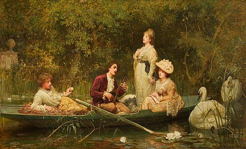 Fair Quiet and Sweet Rest, 1872, Luke Fildes