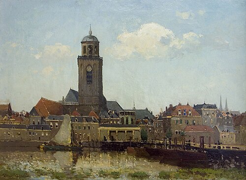 Gezicht op de Welle, 1909, Willem Johannes Weissenbruch