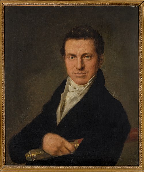 Portret van de heer Jacob Keijser, 1827, George Adam Schmidt